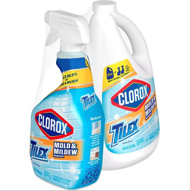 Tilex Clorox, 2 Piece Set, Clear, 96 Fl Oz - Image 4